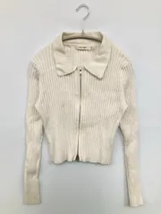 MOUSSY マウジー カーディガン/ボレロ F アイボリー 無地 ショート丈 長袖