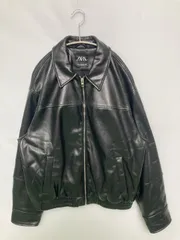 ZARA ザラ レザージャケット USA XS ブラック