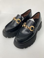 新品タグ付き】ZARA ザラ ビットローファー ボルドー 38（24.6cm