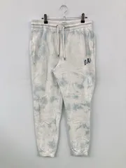 GAP ギャップ スウェットパンツ S ホワイト ブランドロゴ その他総柄 スタンダード ウエストゴム・紐 ハイウエスト