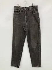 LEVI STRAUSS & CO. リーバイストラウスアンドカンパニー デニムパンツ W34 L34 ブラック フルレングス 無地 ワンポイント ブランドロゴ ワイド・ルーズ テーパード レギュラー ヴィンテージ