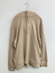 THE SHOP TK ザショップティーケー パーカー L ベージュ ストレッチ 無地 プルオーバー 長袖