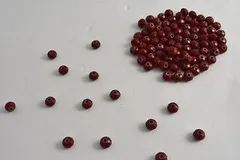 ビーズクラブ ガラスビーズ ボタンカット No.71 6mm レッド 連売り ビーズパーツ ネックレス ブレスレット