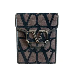 VALENTINO バレンティノ ウォレット Vロゴ トワル イコノグラフのサムネイル