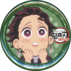 【中古】バッジ・ピンズ 竈門炭治郎(頬赤らめ) 「鬼滅の刃 刀鍛冶の里編 キャラクター絵巻カフェ 第一期 竈門兄弟と恋柱 竈門炭治郎 ゆる顔32mm缶バッジ」