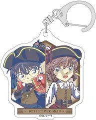 【中古】キーホルダー 江戸川コナン＆灰原哀 「名探偵コナン トレーディングアクリルキーホルダー 船乗り クラパレット」