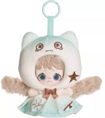 [중고] 봉제인형 마스코트 봉제인형 배지 그린 [HEYONE Furfur 초능력 마법 클럽 시리즈 트레이딩 플러시]