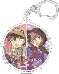 【中古】キーホルダー 江戸川コナン＆灰原哀 「名探偵コナン トレーディングアクリルキーホルダー 百鬼夜行 クラパレット」