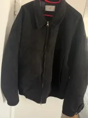 スウェードジャケット ブラック