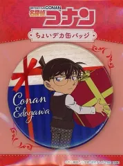 【中古】バッジ・ピンズ 江戸川コナン(プレゼントver.) ちょいデカ缶バッジ 「名探偵コナン」