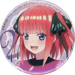 【中古】バッジ・ピンズ 中野二乃 56mm缶バッジ 「Blu-ray/DVD 五等分の花嫁∬ 第2巻」 アニメイト購入特典