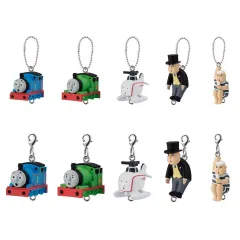【中古】キーホルダー 全10種セット 「きかんしゃトーマス つまんでつなげてますこっと」