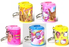 【中古】キーホルダー 全5種セット 「マツケンサンバ×ハローキティ コインシリンダー」