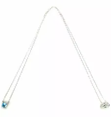 【中古】アクセサリー(非金属) Dtype 「czダイヤモンドアクアリーネックレス」