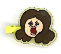 【中古】アクセサリー(非金属) オクジ 「パンパンくんの日常 アクリル前髪クリップ」