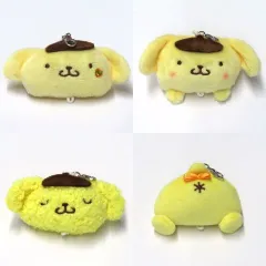 【中古】ぬいぐるみマスコット・ぬいぐるみバッジ 全4種セット 「ポムポムプリン ぬいぐるみチャーム」