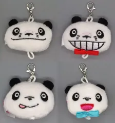 【中古】ぬいぐるみマスコット・ぬいぐるみバッジ 全4種セット 「パンダコパンダ ぬいぐるみチャーム」