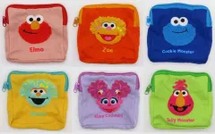 【中古】バッグ 全6種セット 「セサミストリート もこもこポーチ3」