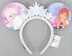 【中古】アクセサリー(非金属) アナ＆エルサ カチューシャ 「アナと雪の女王」 ディズニーパークス限定