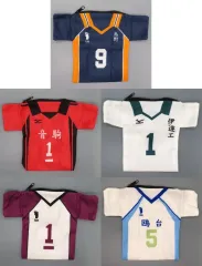 【中古】バッグ 全5種セット 「ハイキュー!! ユニフォーム型ポーチ2」