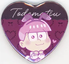 【中古】バッジ・ピンズ トド松 「おそ松さん ハート型カンバッジ バニーボーイ デフォルメ ver.」 ちゃやまち推しフェスティバル2025グッズ