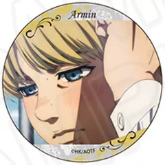 【中古】バッジ・ビンズ [新品] アルミン・アルレルト 「進撃の巨人 The Final Season カンバッジ」