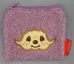 【中古】バッグ E.パープル 「モンチッチ もこもこスクエアポーチ くすみカラーVer.」