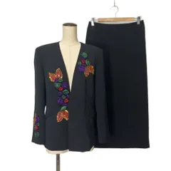 ルイフェロー LOUIS FERAUD セットアップ ジャケット スカート 11 ブラックのサムネイル