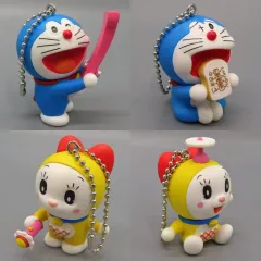 【中古】キーホルダー 全4種セット 「ドラえもん ひみつ道具もーしょん フィギュアマスコット」