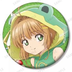 [중고] 배지 · 빈즈 키노모토 벚꽃 (D) [카드 캡터 사쿠라 클리어 카드 편 트레이딩 사쿠라 온리 반짝이 캔 배지]