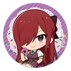 【中古】バッジ・ビンズ エルザ・スカーレット 「FAIRY TAIL 100年クエスト トレーディング缶バッジ(ドーナツ/ver.B)」