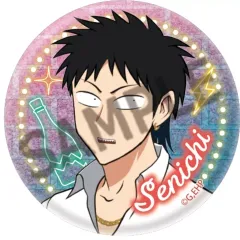 【中古】バッジ・ビンズ センイチ 「えぶりでいホスト トレーディンググリッター缶バッジ」