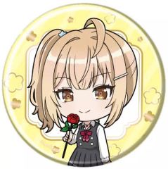 [중고] 배지·빈즈 미야마에 노나아 [때때로 보쏠과 러시아어로 데레하는 옆의 아야씨 캔 배지 05. 꽃 ver. 미니 캐릭터 일러스트]