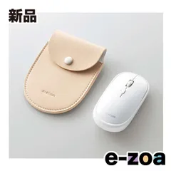 ELECOM  エレコム 充電式 Bluetooth4.2薄型マウス“Slint”4ボタン 充電式 収納ポーチ付き ホワイト M-TM15BBWH (2569771)