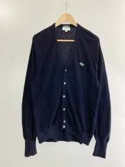 【中古】  LACOSTE EXCLUSIVE EDITION CARDIGAN AH021PL ラコステエクスクルーシブ エディション BEAMS別注 Vネックカーディガン トップス  【140-240420-yn-26-MIN】