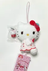 サンリオ めじるし ピアノ hello kitty(ハローキティ) キーホルダー ぬいぐるみ＆いちご めじるし セット