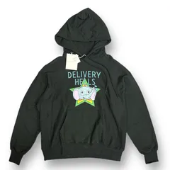 参考上代17600円 未使用 F-LAGSTUF-F 22SS Elephant HOODIE スウェット パーカー フラグスタフ 22SS-DH01 ブラック S （76737A）のサムネイル