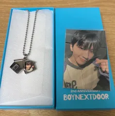 BOYNEXTDOOR(ボイネク) 2周年 ネックレス + トレカ(ウナク)