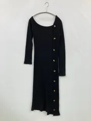 EGOIST エゴイスト ワンピース ブラック ナイロン 無地 タイト ロング・マキシ丈