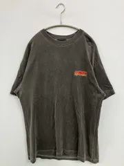 XLARGE エクストララージ Tシャツ/カットソー L グレー 前面プリント バックプリント ブランドロゴ ミドル丈 半袖 クルーネック(丸首)