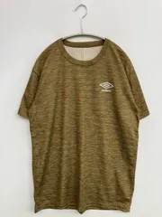 UMBRO アンブロ Tシャツ/カットソー L ブラウン ブランドロゴ その他総柄 ミドル丈 半袖 クルーネック(丸首)