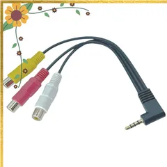 RCA(L/R/V)→4極3.5mm変換ケーブル タブレット用 20cm (COMON 435A-RF3) 0