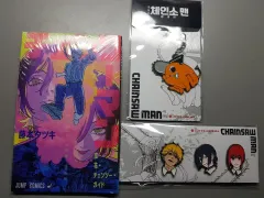 チェンソーマン レゼ編 LOTTE CINEMA 韓国映画館 バッジ ポチタ キーホルダー セット + 11週目 パンフレット 特典