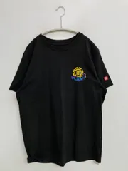ELEMENT エレメント Tシャツ/カットソー M ブラック 前面プリント バックプリント ワンポイント ミドル丈 半袖 クルーネック(丸首)