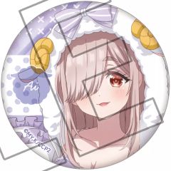[중고] 배지·빈즈 모치즈키 아이(얼굴 업) [뻐꾸기의 신부 트레이딩 캔 배지]