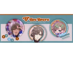 【中古】バッジ・ピンズ 叶 缶バッジセット(3個セット) 「バーチャルYouTuber にじさんじ If We Were ～Kanae Lauren ＆ Rou ver.～」