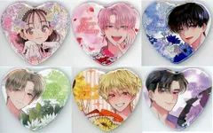 【中古】バッジ・ピンズ 全6種セット 「多聞くん今どっち!? オンリーショップ in アニメイト ホログラムハート型キャラバッジコレクション」