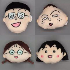 [중고] 배지·핀즈 전 4종 세트 [치비 마루코 짱 봉제인형 배지]