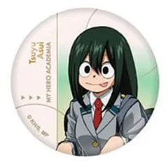 【中古】バッジ・ビンズ 蛙吹梅雨 「僕のヒーローアカデミア エピローグビジュアル トレーディング箔押し缶バッジ A」