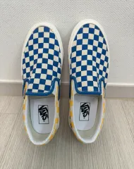 VANS スリッポン チェッカーボード ブルー 260